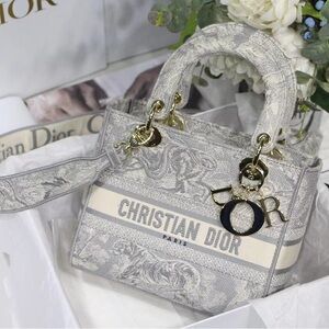 Dior Lady D-Lite Bag Embroidered